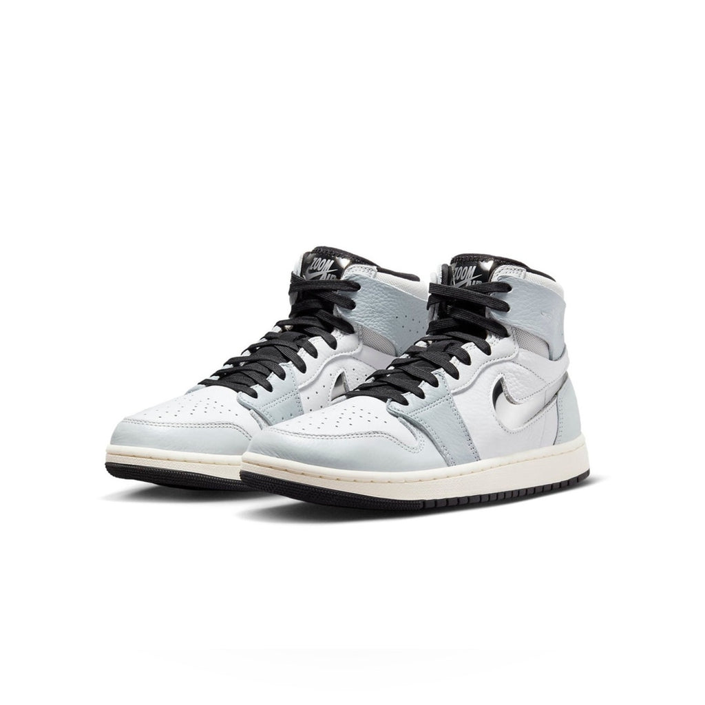 Air Jordan 1 High Zoom CMFT 2 (Chrome Swoosh) Women's Shoes FJ4652-100 Size 8