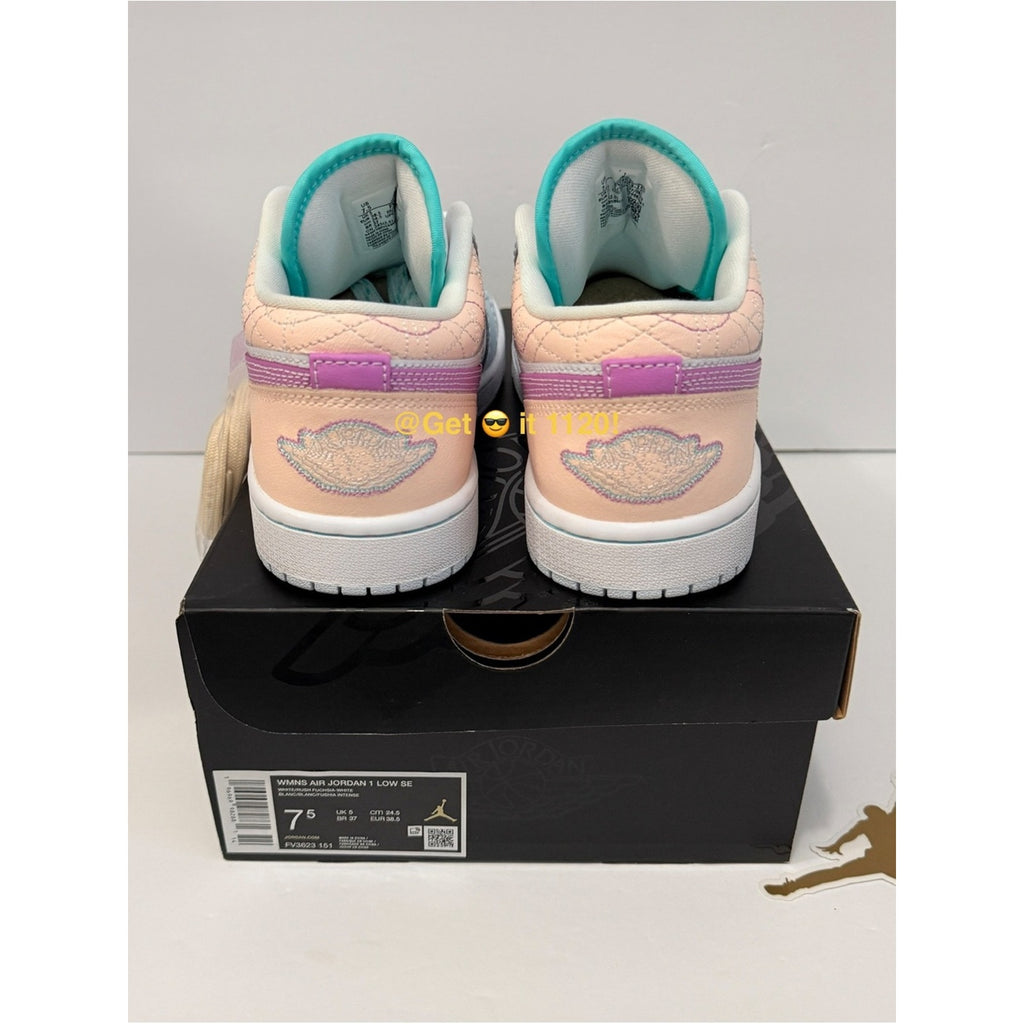 Air Jordan 1 Low (Multi-Color Sashiko) Women’s Shoes FV3623-151 Size 7.5