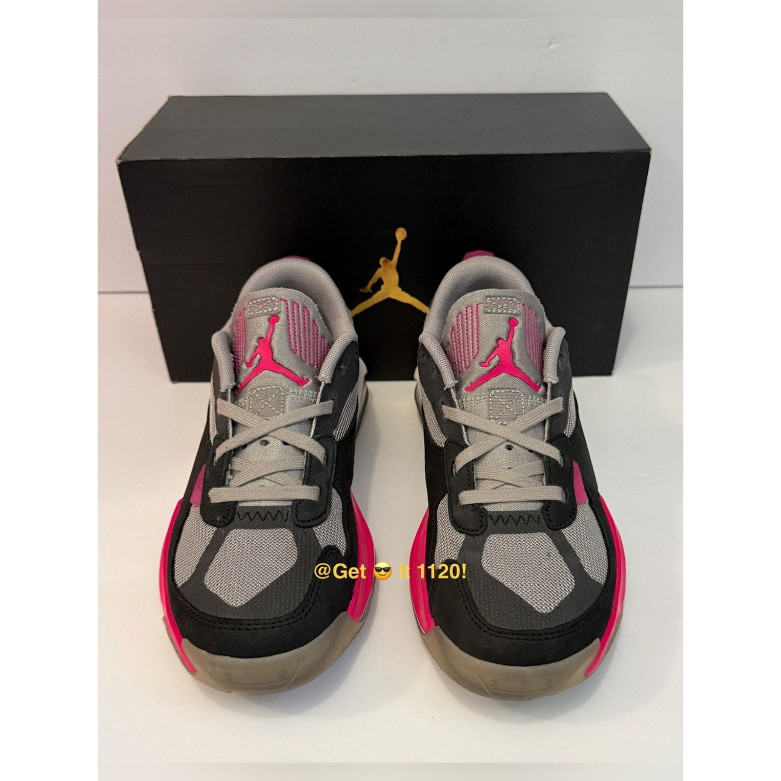 Air Jordan 200E Blink Women’s Shoes DH7381-080 Size 7.5 Grey Pink (Dead-stock)