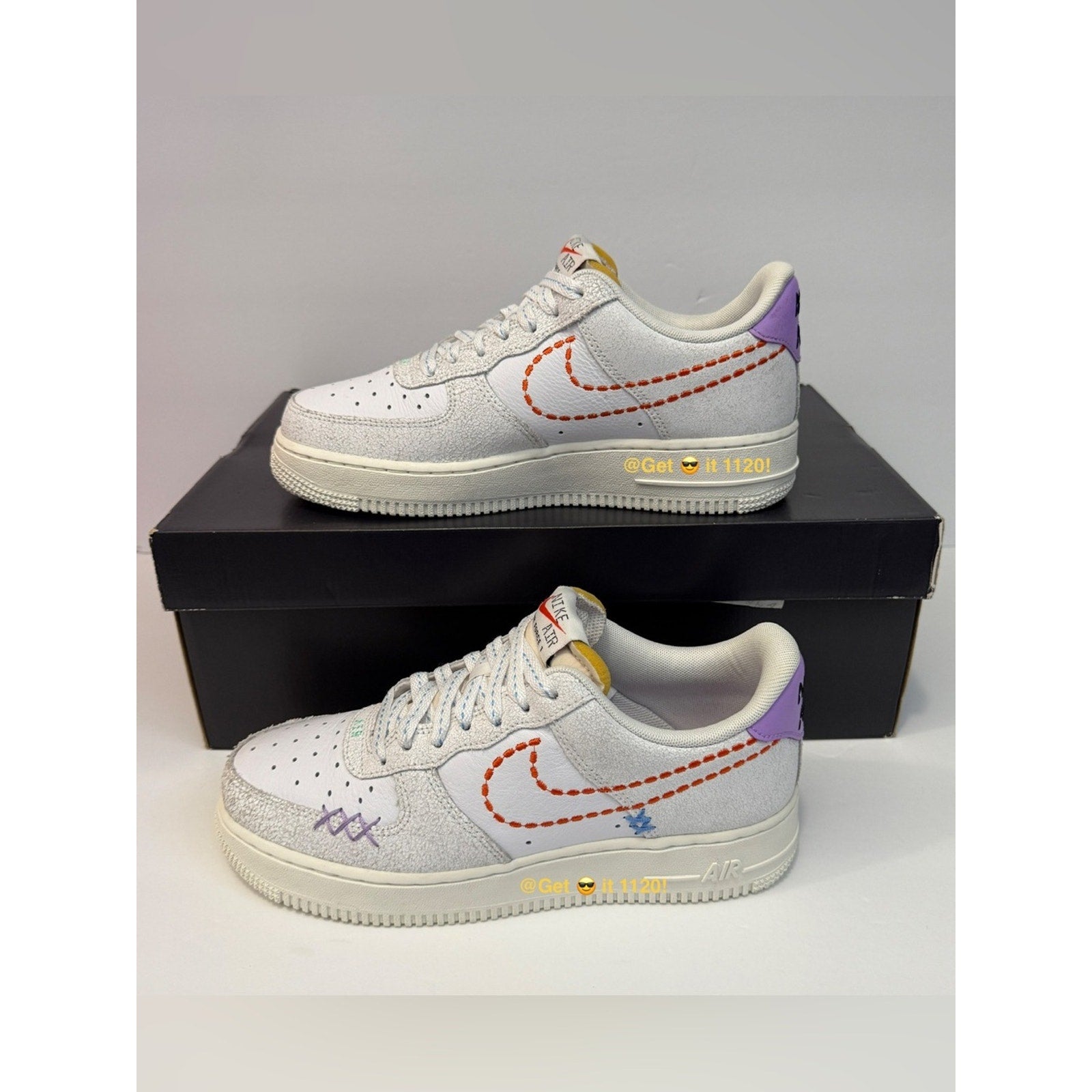 Nike Air Force 1 '07 SE 101 Women's Shoes DX2348-100 White Size 8 (Dead-stock)