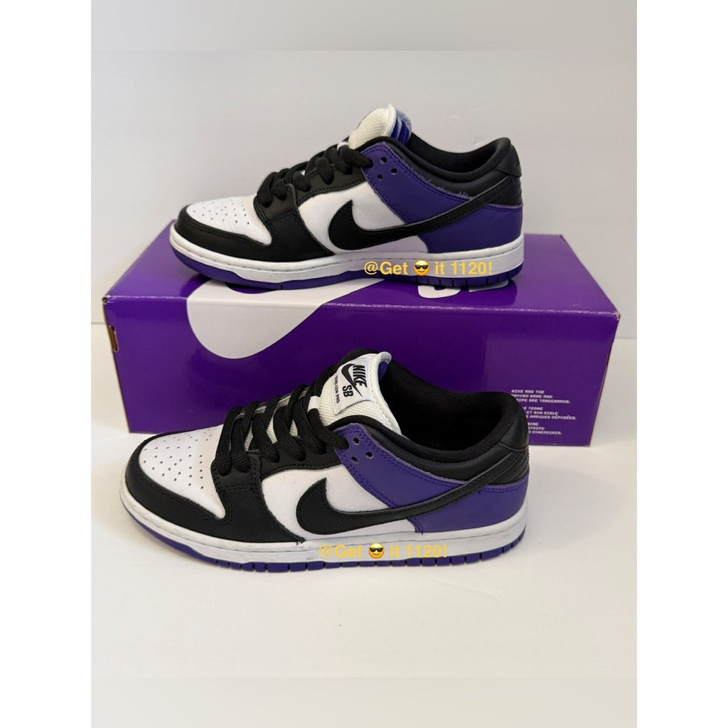 Nike SB Dunk Low Pro Men’s Skate Shoes BQ6817-500 Court Purple Size M 6 | W 7.5