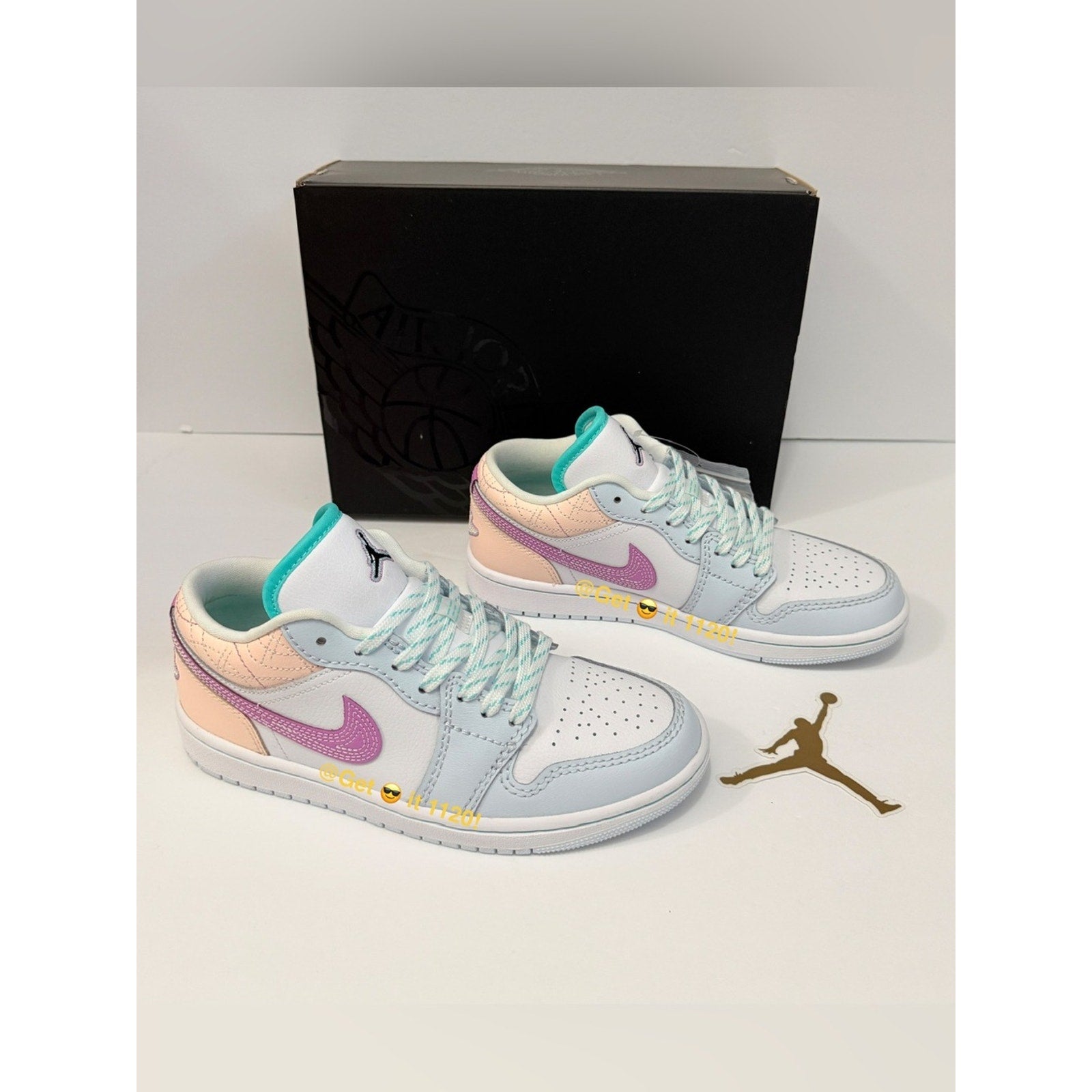 Air Jordan 1 Low (Multi-Color Sashiko) Women’s Shoes FV3623-151 Size 7.5