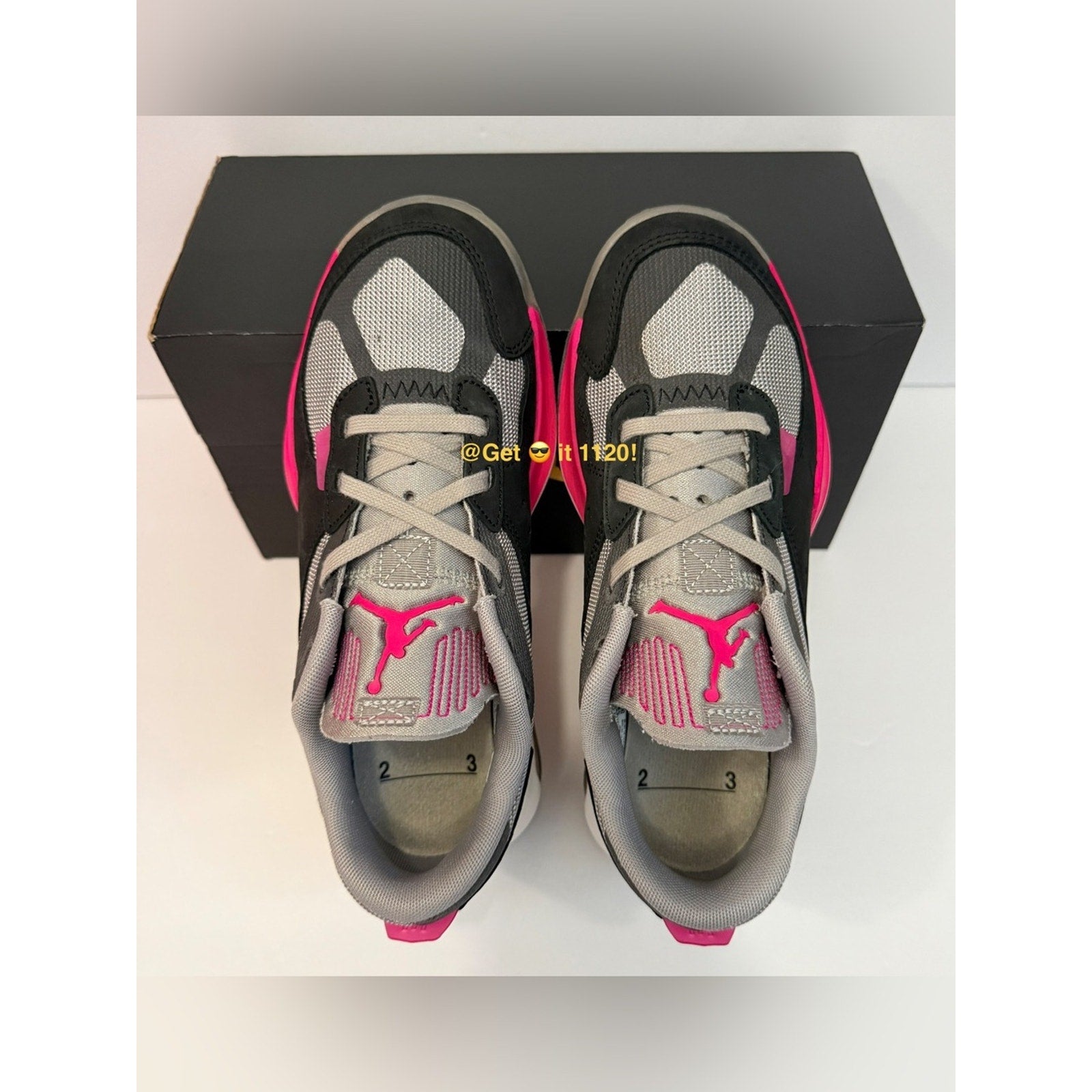 Air Jordan 200E Blink Women’s Shoes DH7381-080 Size 7.5 Grey Pink (Dead-stock)