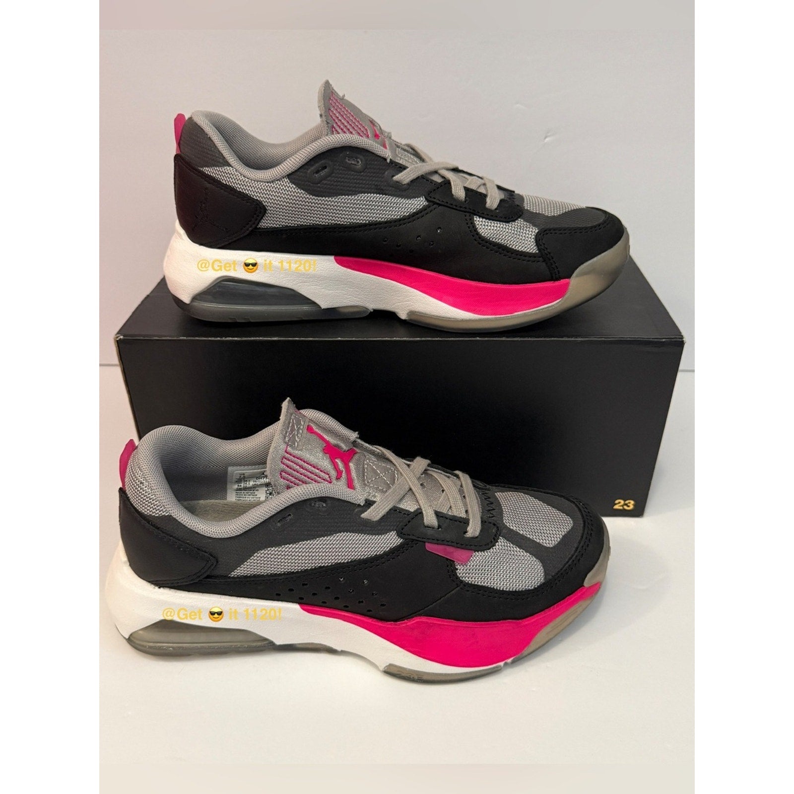 Air Jordan 200E Blink Women’s Shoes DH7381-080 Size 7.5 Grey Pink (Dead-stock)