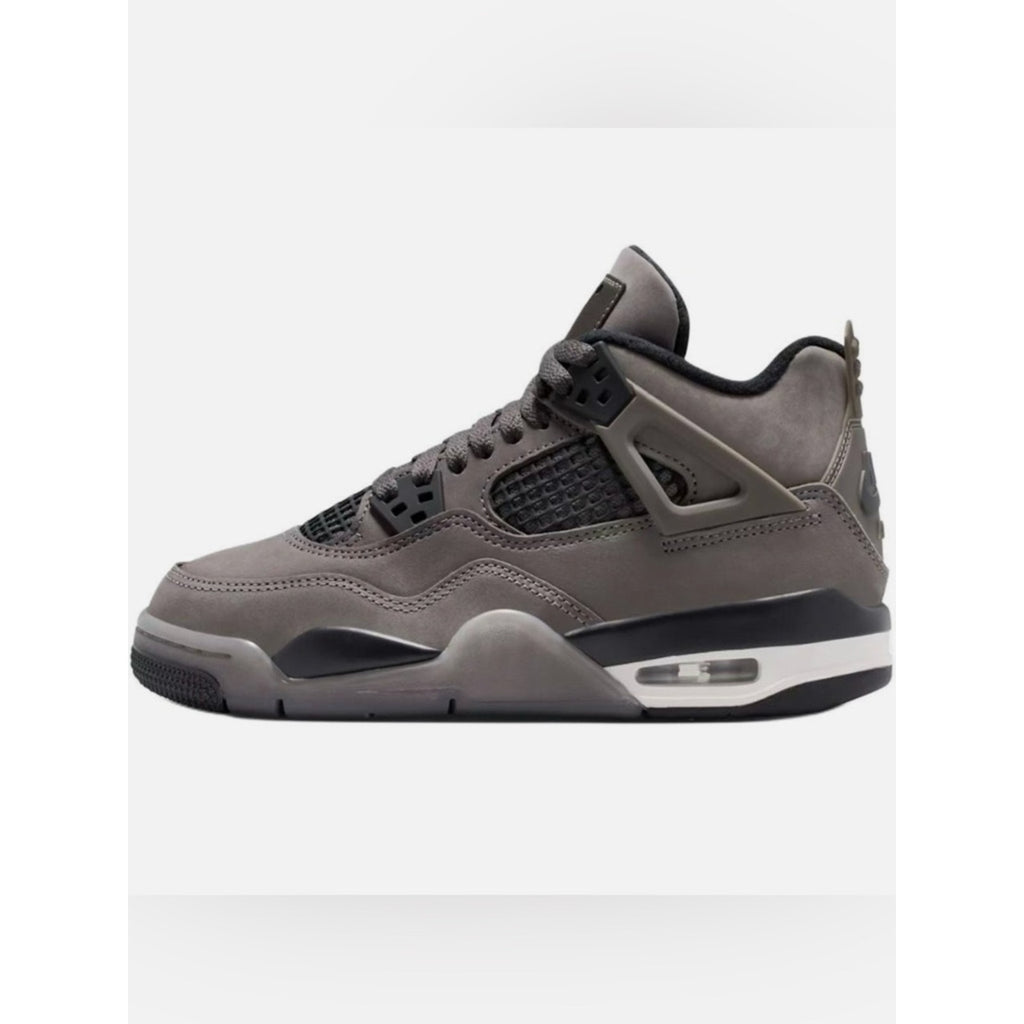 Air Jordan 4 Retro (Cave Stone & Black) Youth Shoes IB4171-200 Size 6.5 Y | W 8