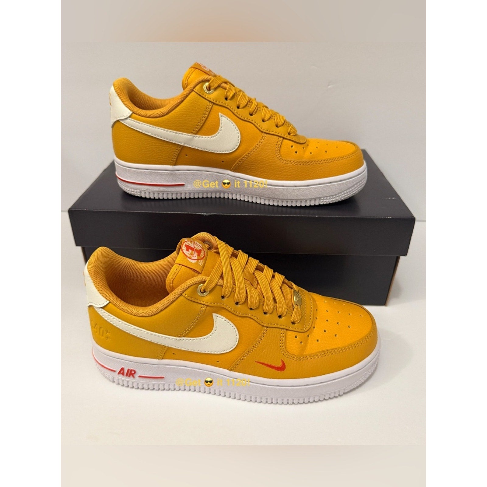Nike Air Force 1 '07 SE 40th Anniversary Yellow Ochre Women’s Shoes DQ7582-700