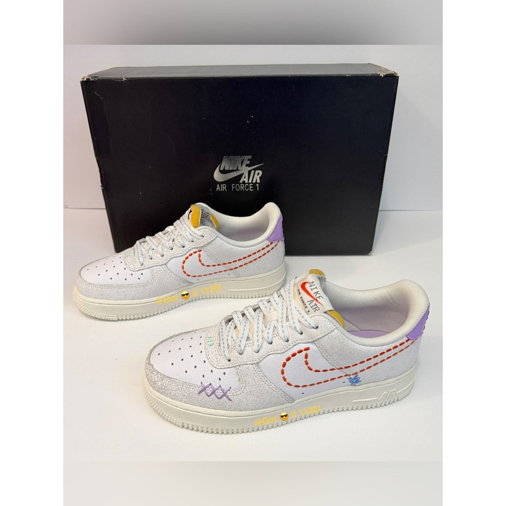 Nike Air Force 1 '07 SE 101 Women's Shoes DX2348-100 White Size 8 (Dead-stock)