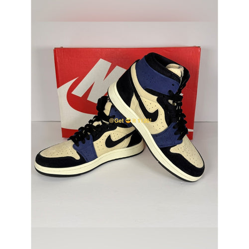 Air Jordan 1 High Zoom CMFT 2 (Muslin Blackened Blue) Women's Shoes DV1305-104