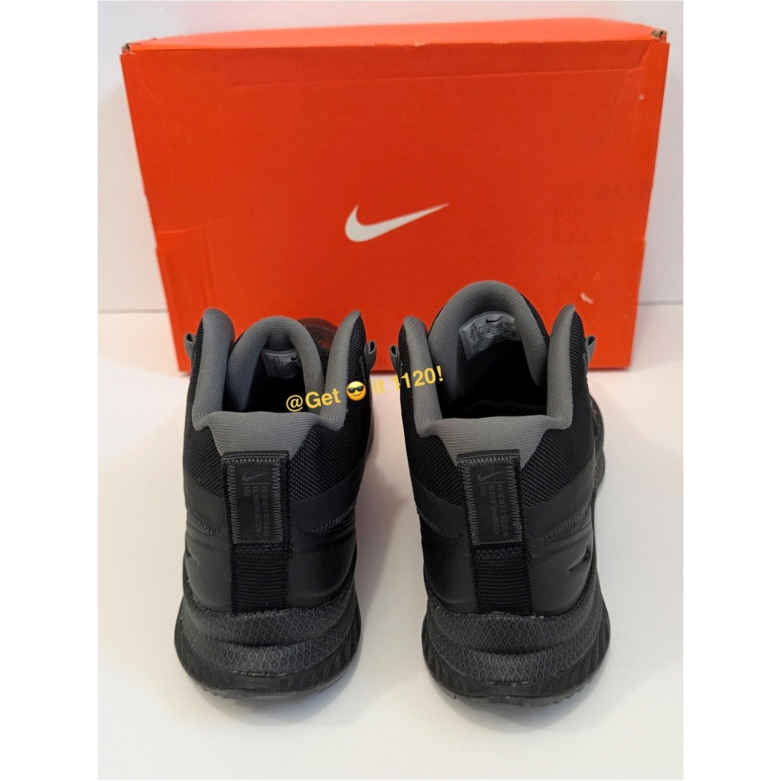Nike React SFB Carbon Men’s Elite Outdoor Shoes CK9951-001 Black Size 9.5