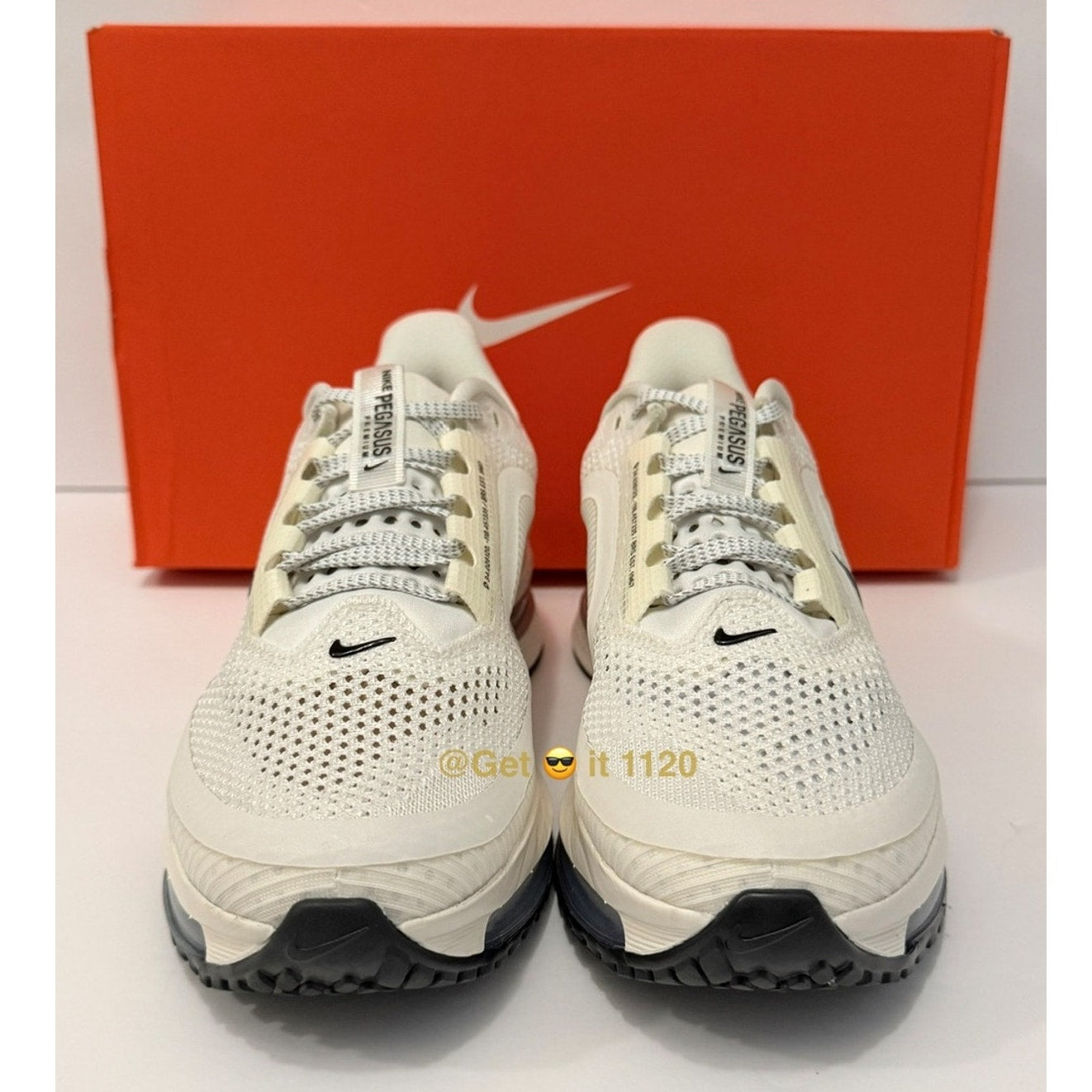 Nike Pegasus Premium (Sail Off Noir) Women's Road Running Shoes HQ2593-106