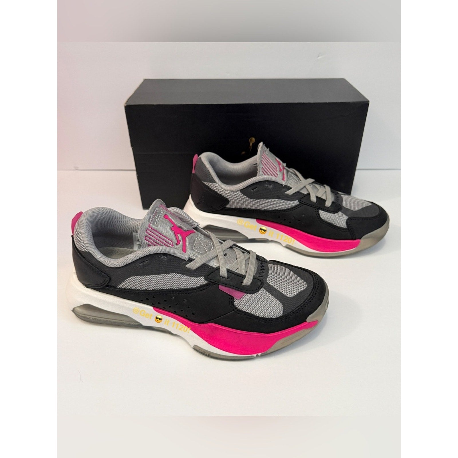 Air Jordan 200E Blink Women’s Shoes DH7381-080 Size 7.5 Grey Pink (Dead-stock)