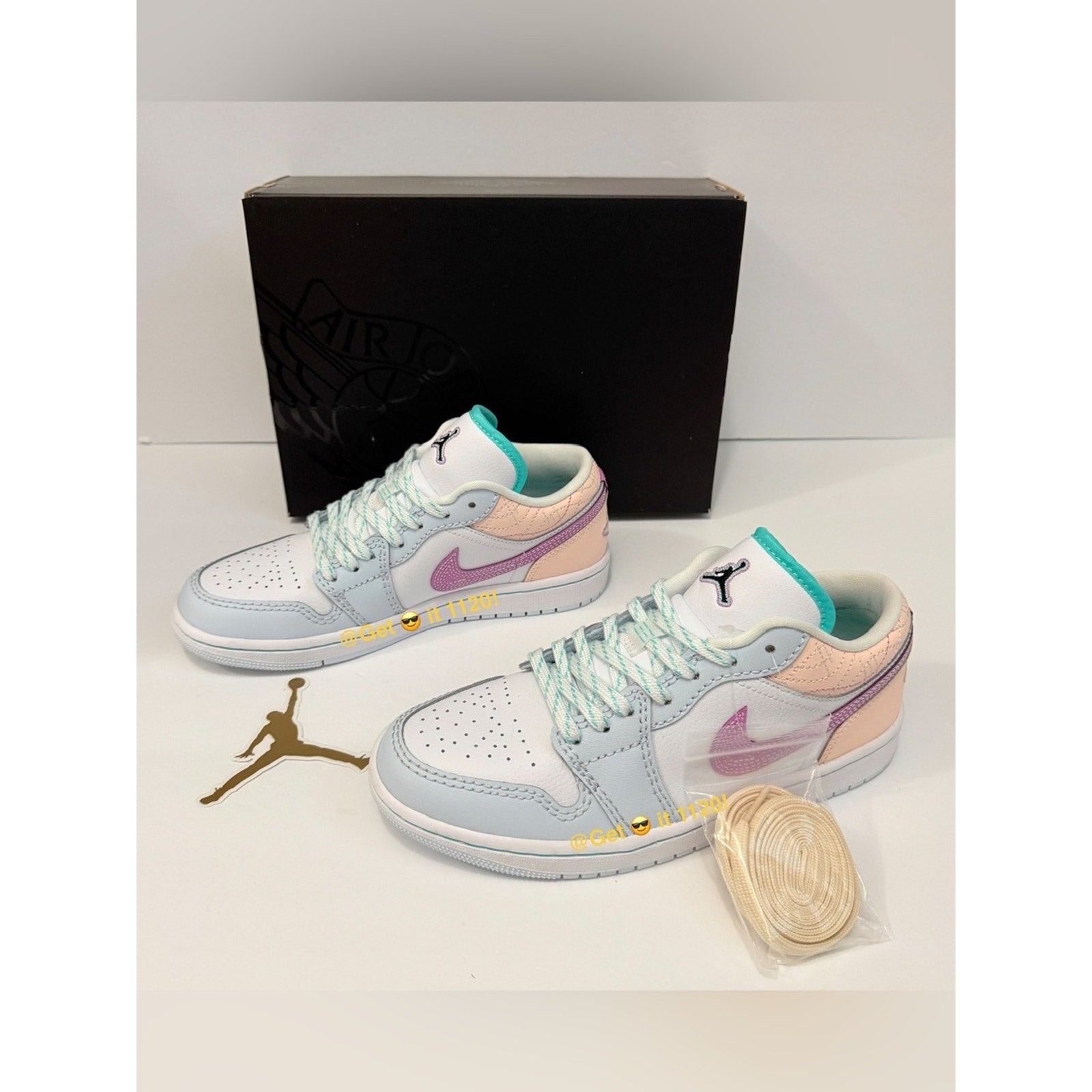 Air Jordan 1 Low (Multi-Color Sashiko) Women’s Shoes FV3623-151 Size 7.5