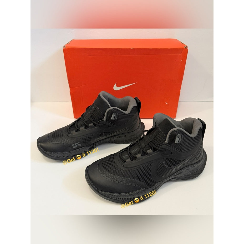 Nike React SFB Carbon Men’s Elite Outdoor Shoes CK9951-001 Black Size 9.5