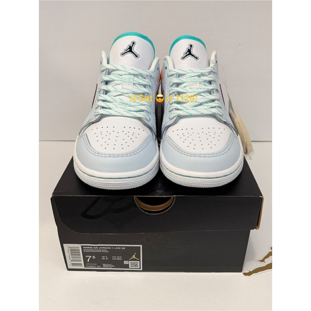Air Jordan 1 Low (Multi-Color Sashiko) Women’s Shoes FV3623-151 Size 7.5