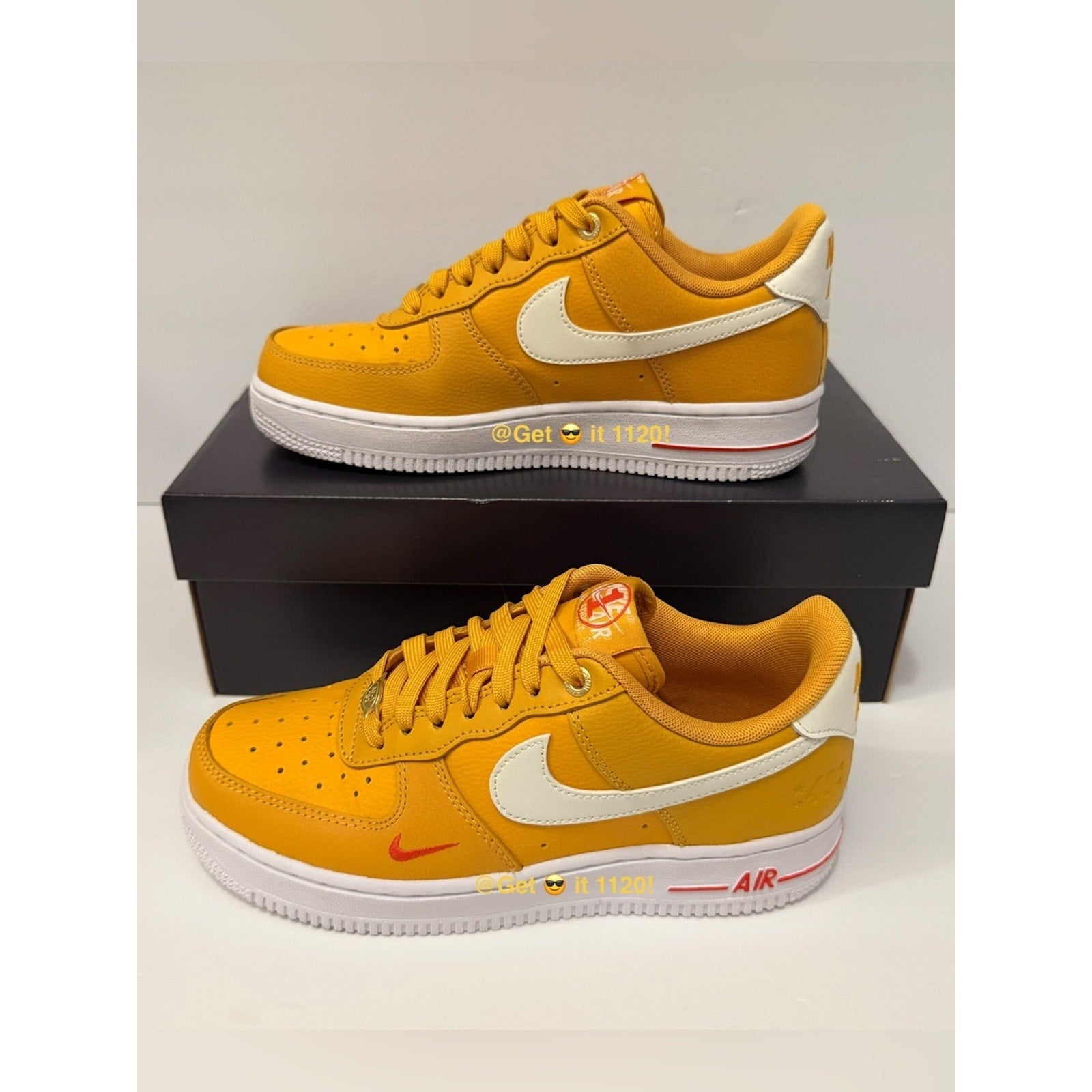 Nike Air Force 1 '07 SE 40th Anniversary Yellow Ochre Women’s Shoes DQ7582-700