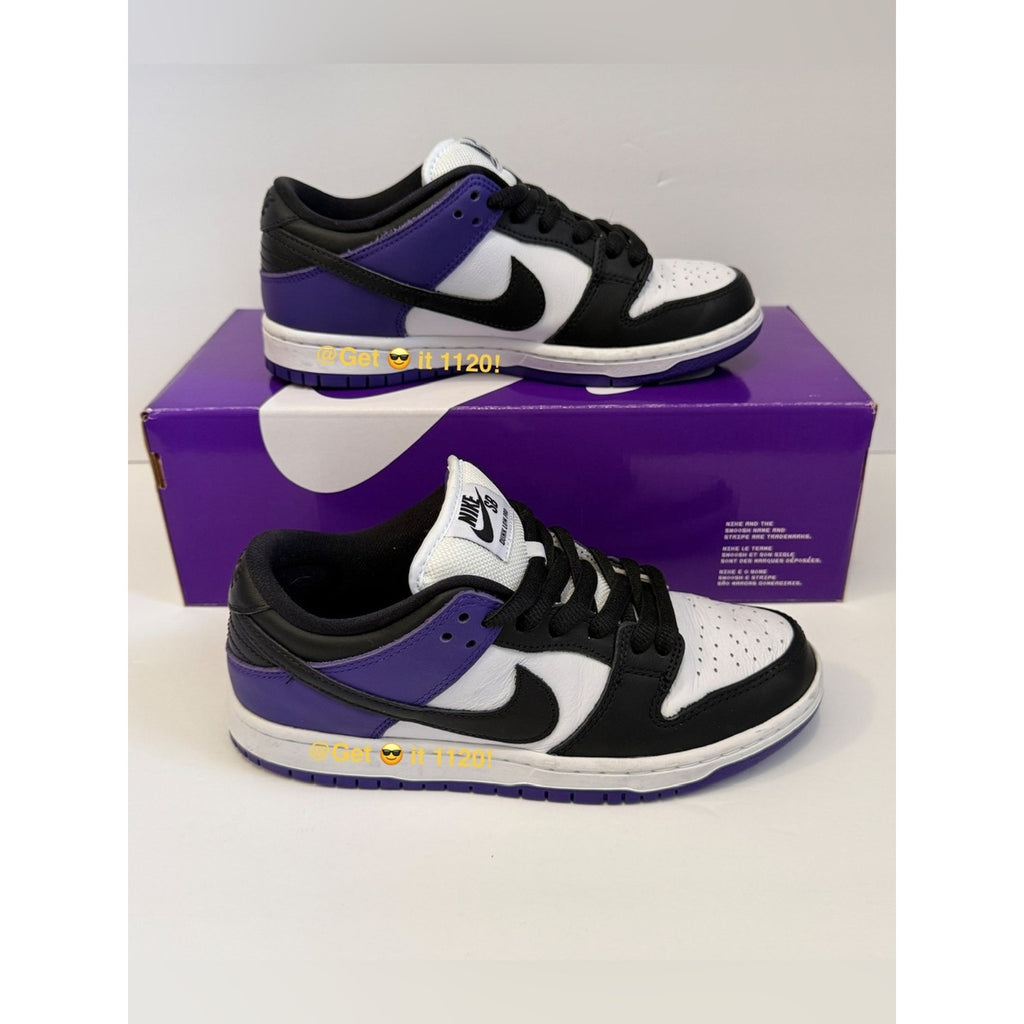Nike SB Dunk Low Pro Men’s Skate Shoes BQ6817-500 Court Purple Size M 6 | W 7.5