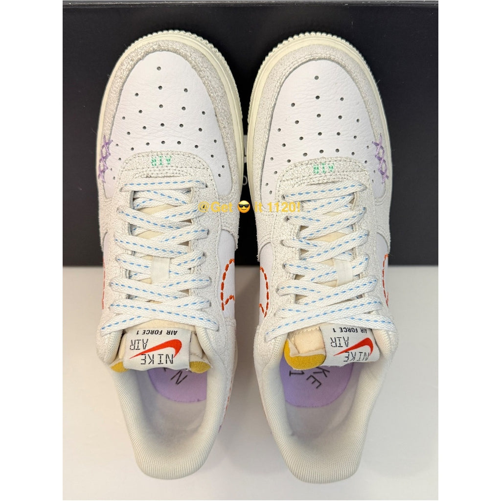 Nike Air Force 1 '07 SE 101 Women's Shoes DX2348-100 White Size 8 (Dead-stock)