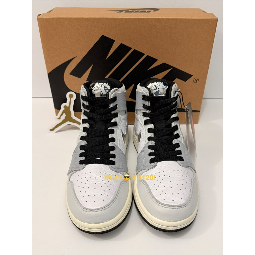 Air Jordan 1 High Zoom CMFT 2 (Chrome Swoosh) Women's Shoes FJ4652-100 Size 8