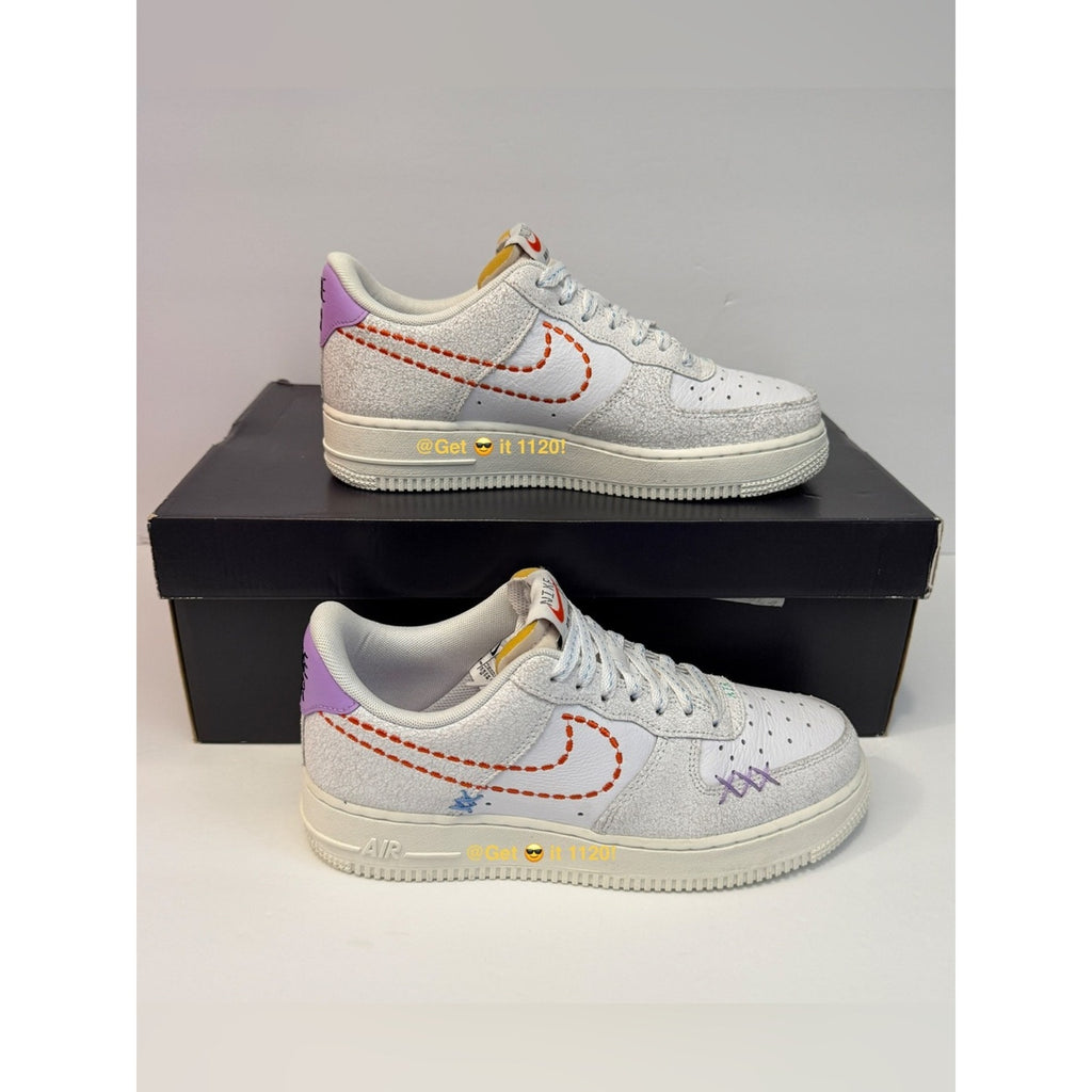 Nike Air Force 1 '07 SE 101 Women's Shoes DX2348-100 White Size 8 (Dead-stock)
