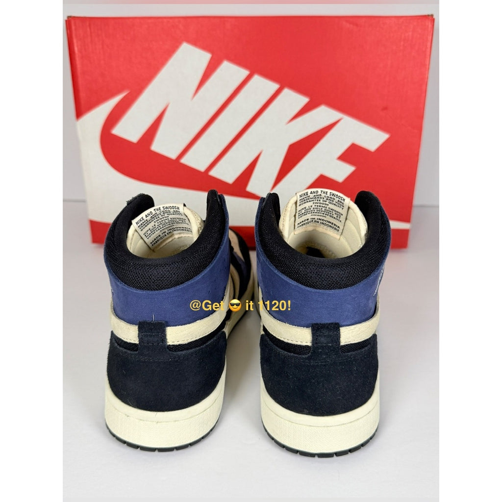 Air Jordan 1 High Zoom CMFT 2 (Muslin Blackened Blue) Women's Shoes DV1305-104