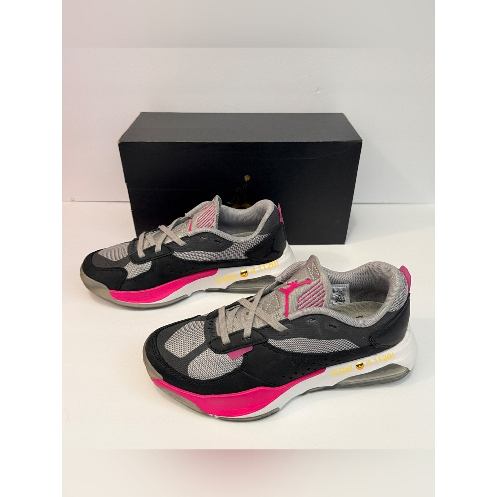 Air Jordan 200E Blink Women’s Shoes DH7381-080 Size 7.5 Grey Pink (Dead-stock)
