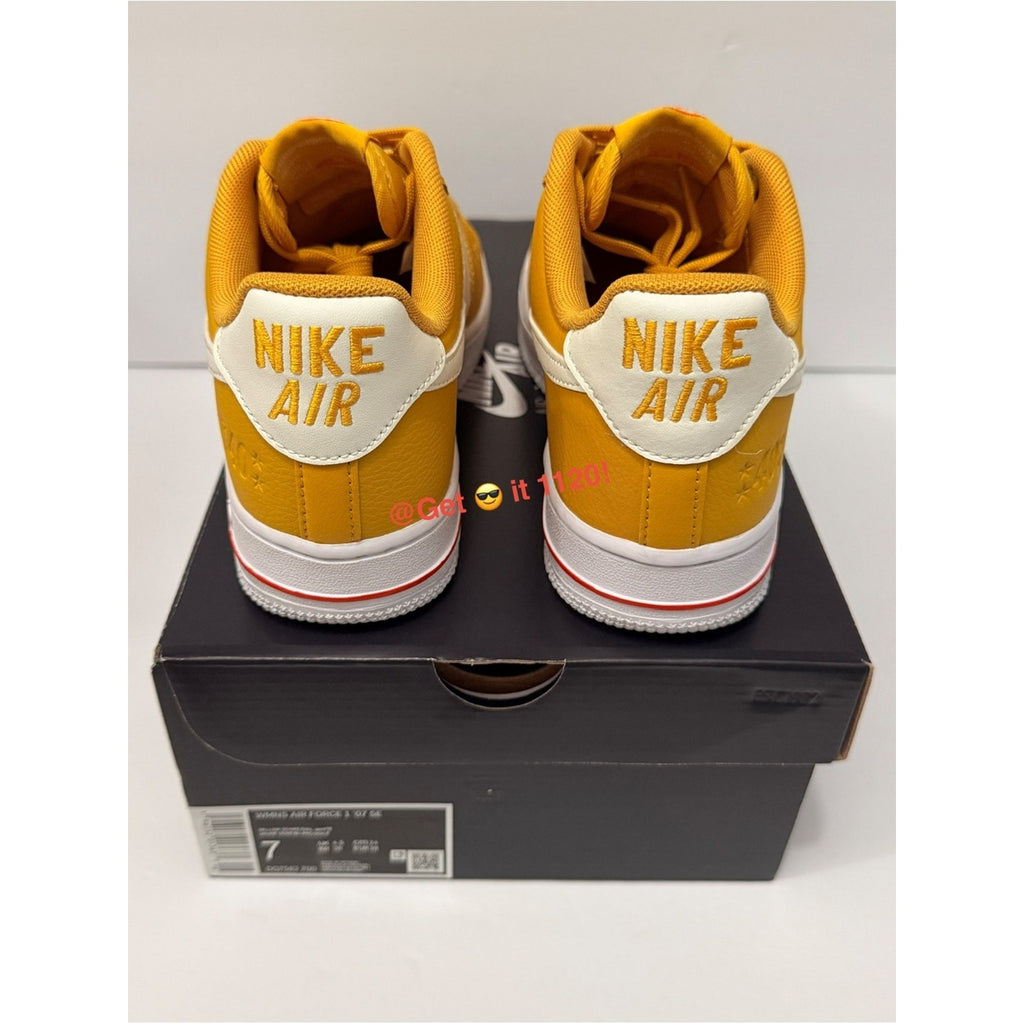 Nike Air Force 1 '07 SE 40th Anniversary Yellow Ochre Women’s Shoes DQ7582-700