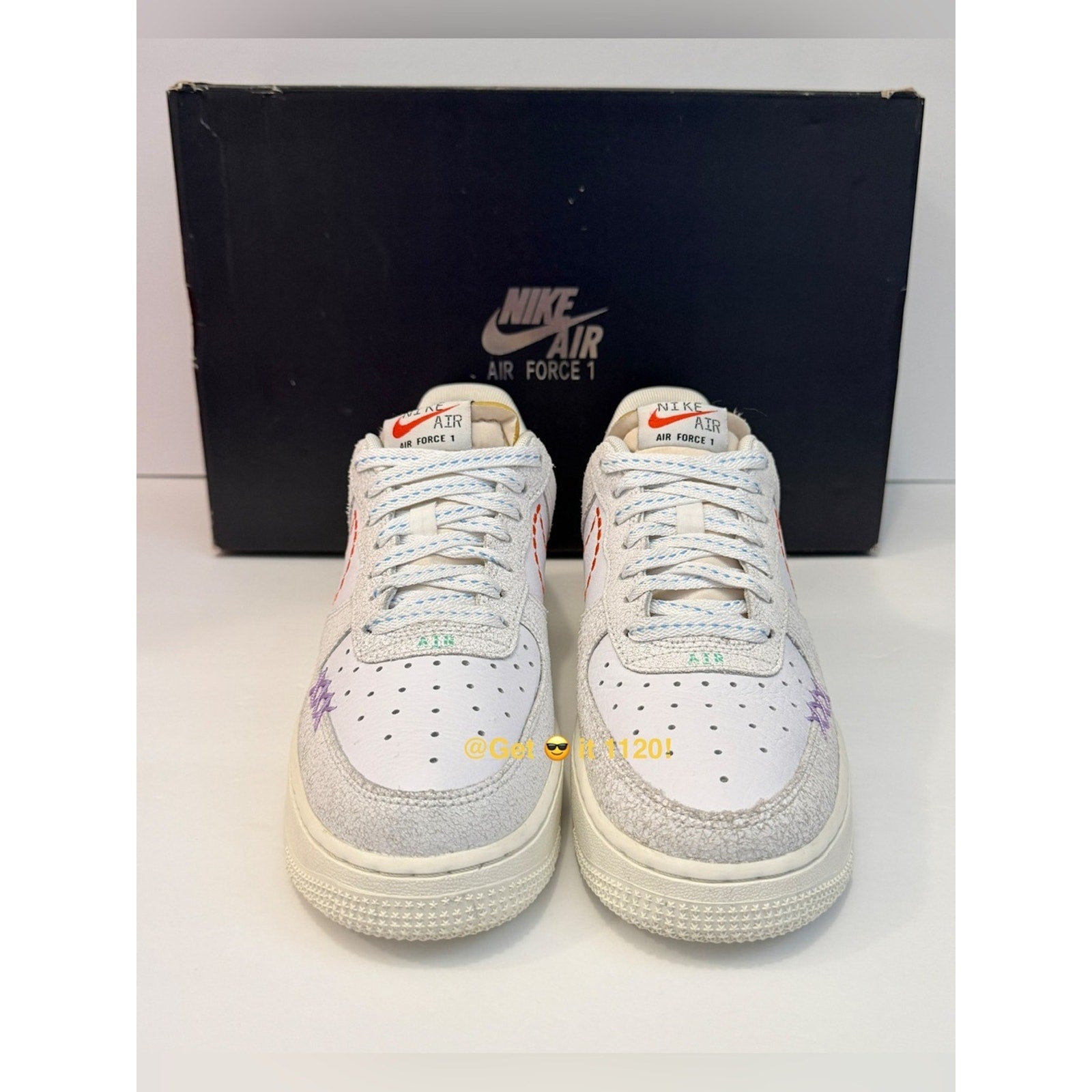 Nike Air Force 1 '07 SE 101 Women's Shoes DX2348-100 White Size 8 (Dead-stock)