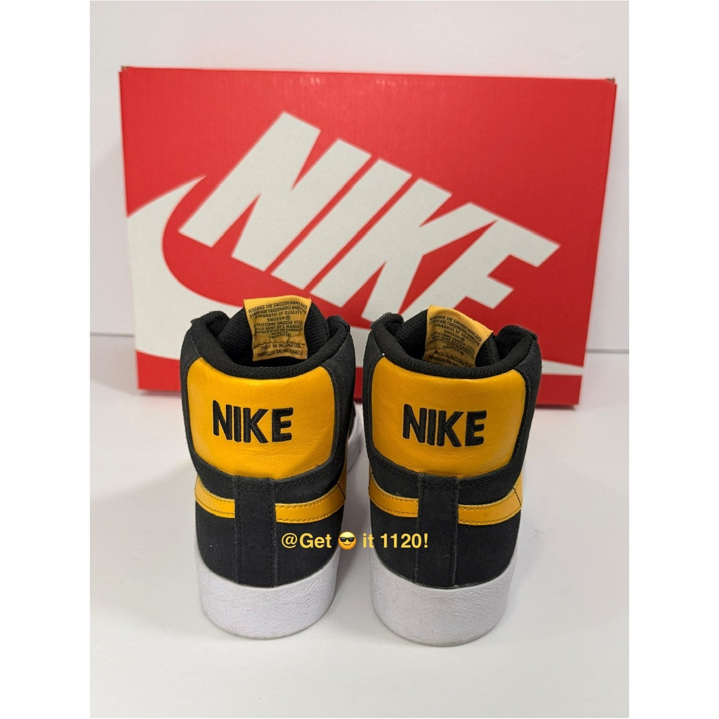 Nike SB Zoom Blazer Mid (Black University Gold) Skate Shoes 864349-009