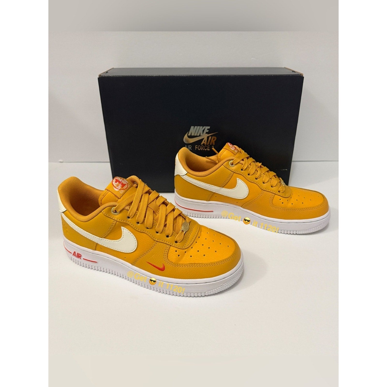Nike Air Force 1 '07 SE 40th Anniversary Yellow Ochre Women’s Shoes DQ7582-700